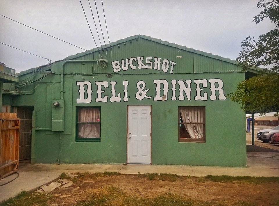 Roadside diner exterior on CA-111.