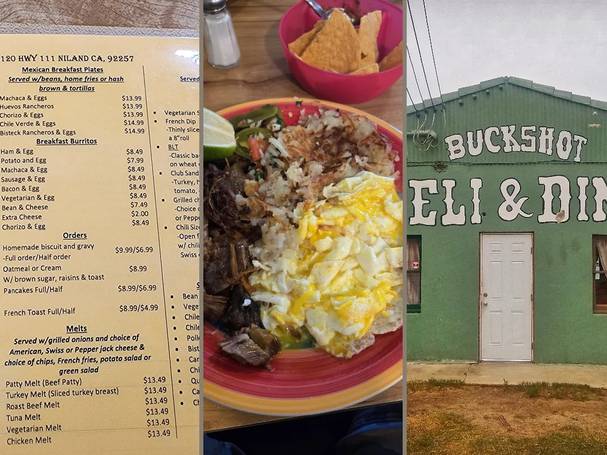 American comfort food served on a diner plate.